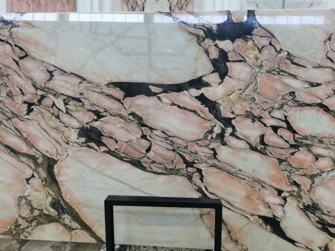 Calacatta Rosenoir,Rosa Aurora Marble,Portugal Marble Slabs，Luxury Stone Portuguese Bulgari Pink