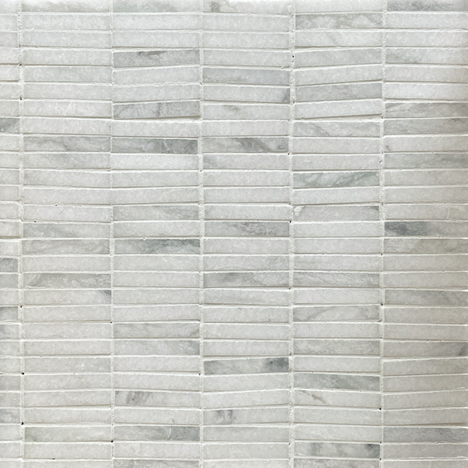 Panda White rectangular wall marble Mosaic tiles