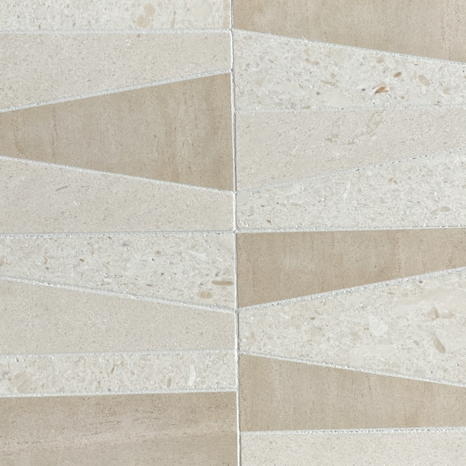 Travertine Honed surface Mosaic wall tiles