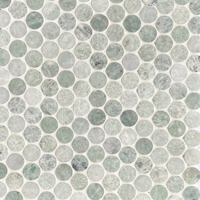 Ming Green Hexagonal marble Mosaic kitchen and bathroom walls Mosaic tile