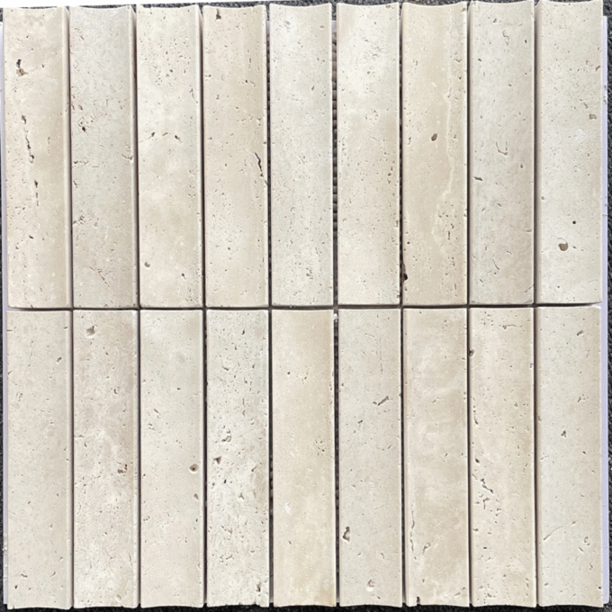Beige travertine marble Mosaic backsplash kitchen tiles