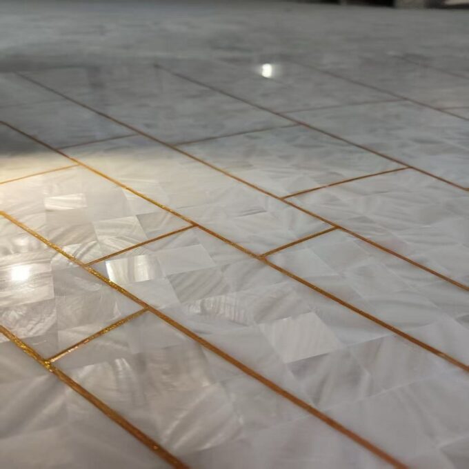 Modern design Mother Of Pearl mosaic panel