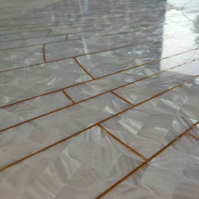 Modern design Mother Of Pearl mosaic panel