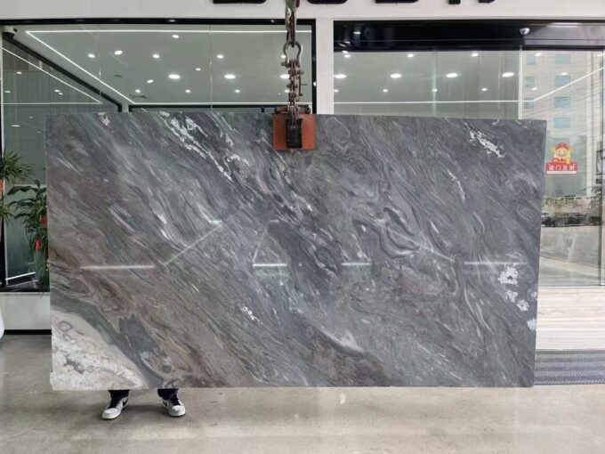 Italian Palissandro Blue Marble Slabs High-quality natural marble