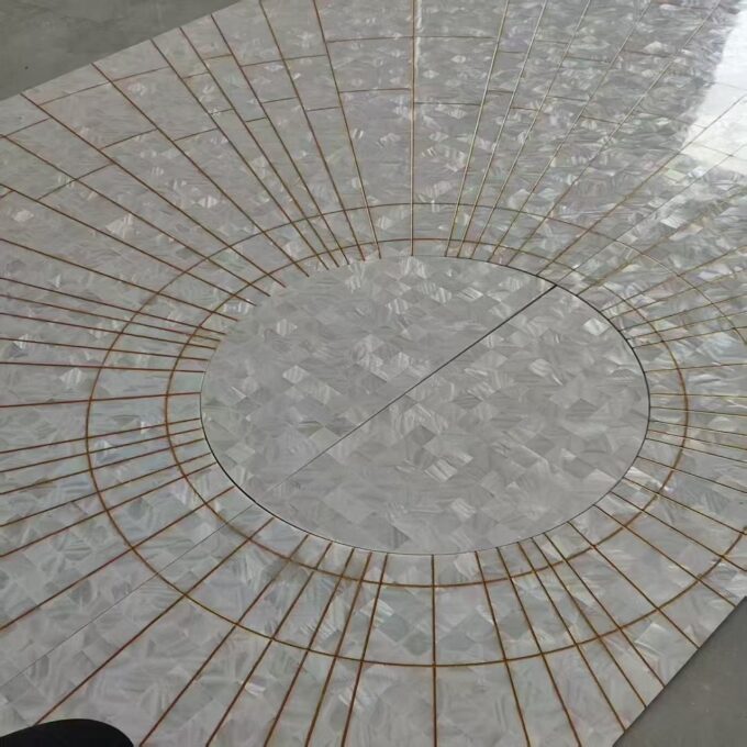 Modern design Mother Of Pearl mosaic panel