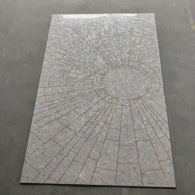 Modern design Mother Of Pearl mosaic panel