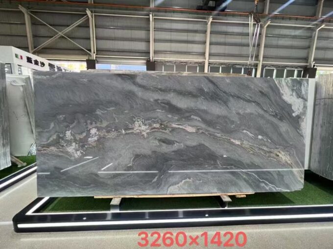 Italian Palissandro Blue Marble Slabs High-quality natural marble