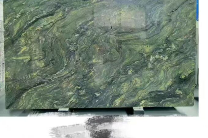 Victoria Green Marble wall background bathroom Luxurious Marble