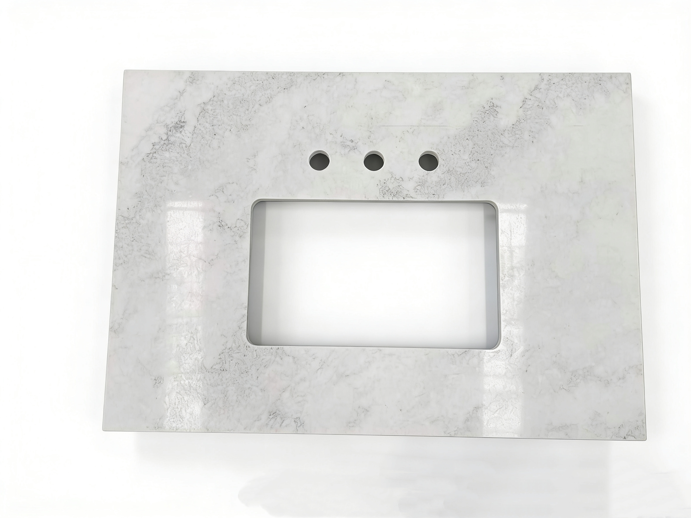 Quartz 8639 Vanity top for bathroom Natural Stone sinks