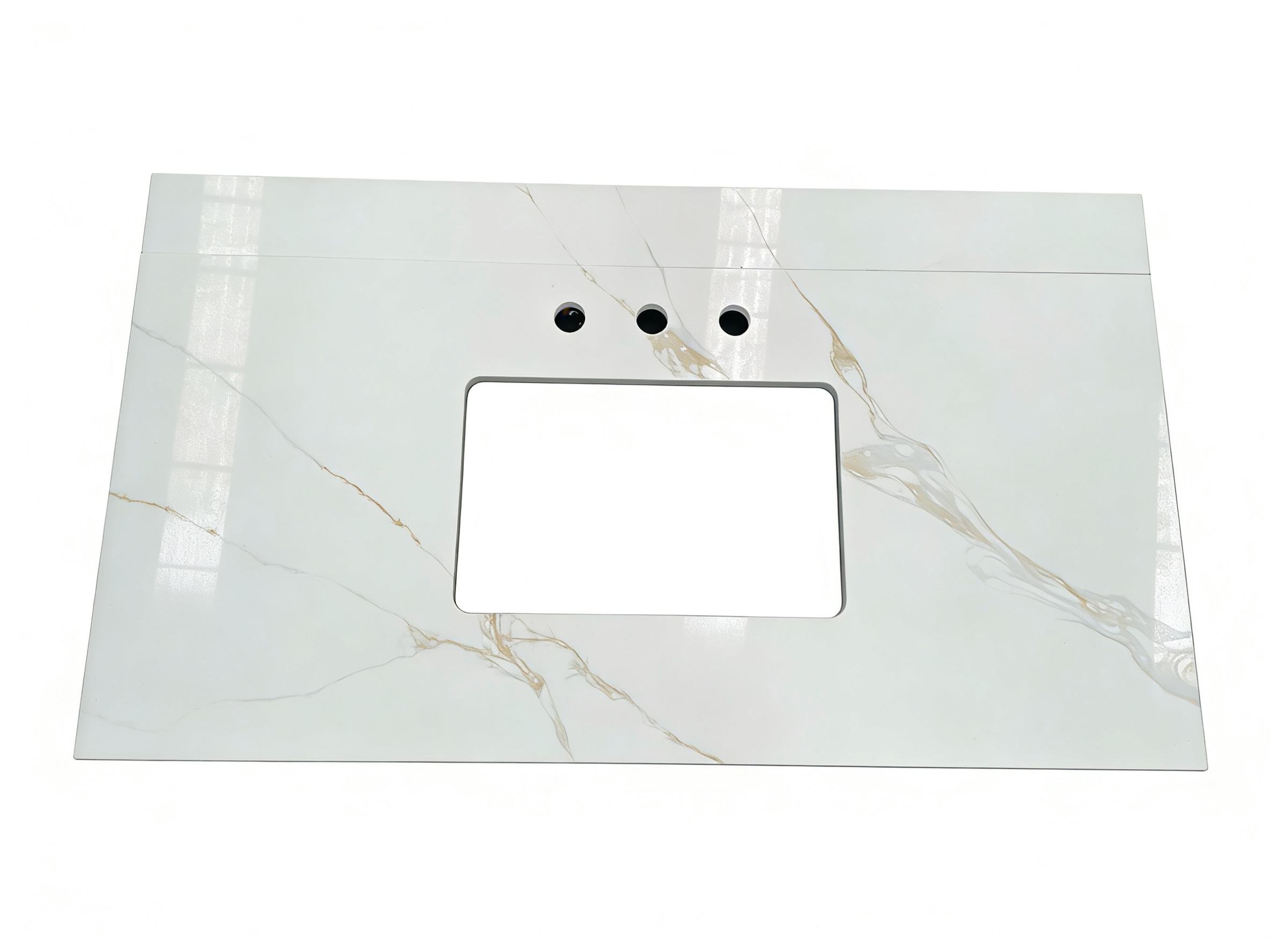 Modern Design Quartz Calacatta Vanity top Bathroom Vanity top
