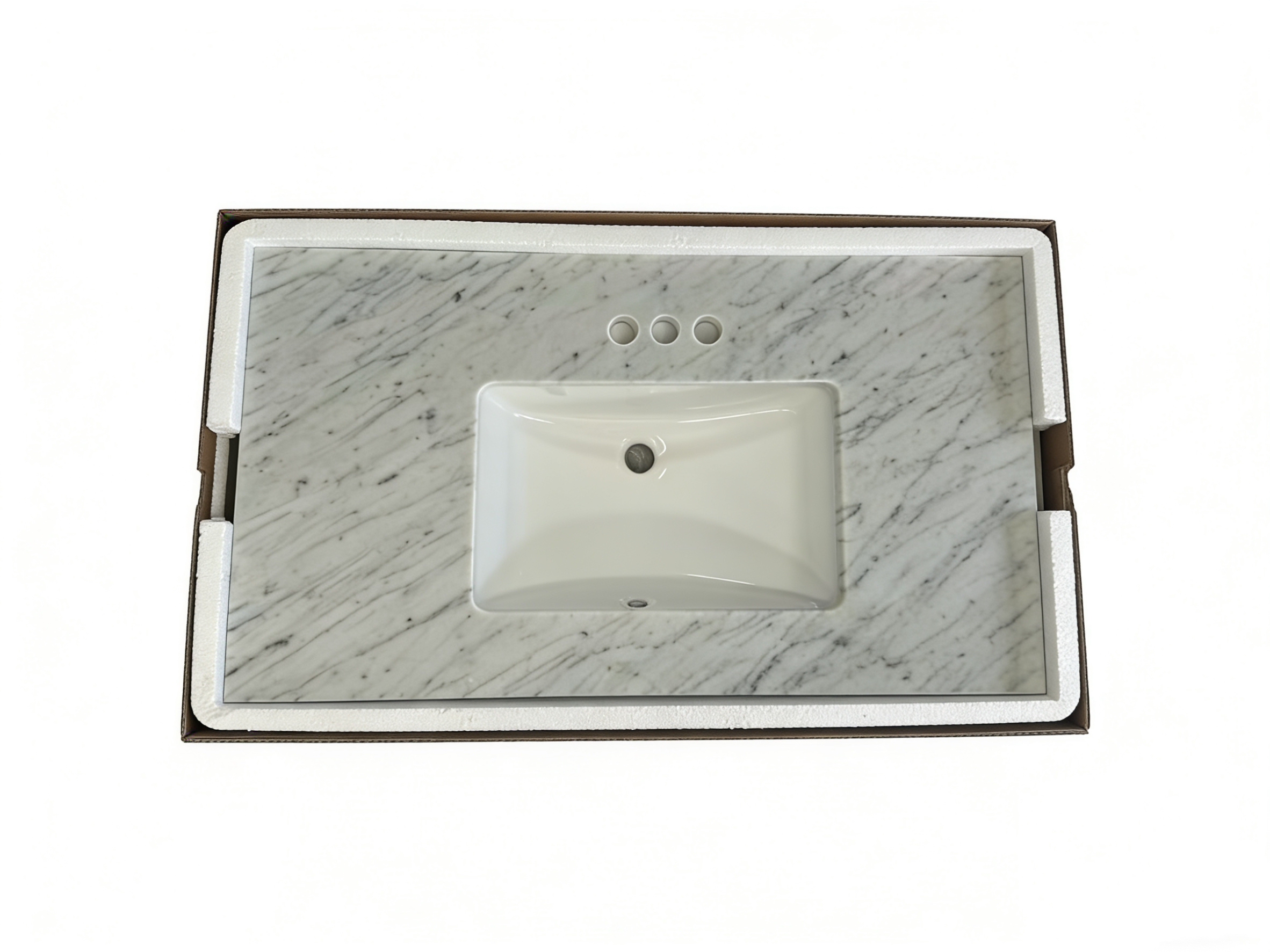 Carrara White vanity top,Bathroom Sink Natural Stone sinks